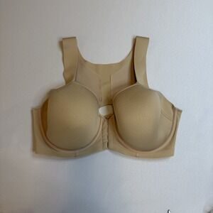 Bali Smooth U Posture Boost Everback Bra Nude Opaque Underwire‎ Thick Strap 36DD